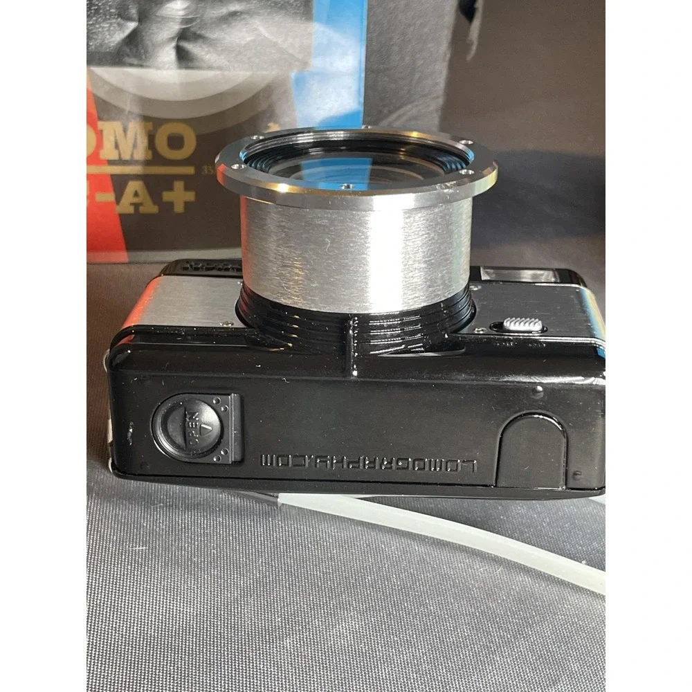 Vintage Lomography Fisheye 2 35mm Camera Bundle w/ Cap/Viewfinder/Booklets